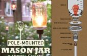 MASTSCHALTTAFEL Mason Jar Garten leuchtet
