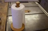 Handtuchhalter aus Holz Papier
