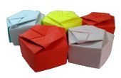 Fünfeckige Geschenkbox Origami Papier