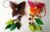 DIY: Wie man Origami Papier Schmetterling Dangler | Die Kunst des Papierfaltens