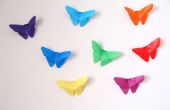 Origami-Wanddekoration Schmetterling