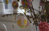 Bemalte Eierschalen für Ostern