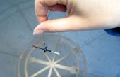 Magnet-Kompass hängen
