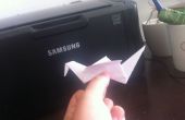 Origami Flaping Vogel