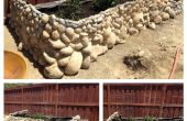 Gigantischer Pflanzer gemacht von Re-used Felsen