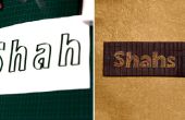 Wie erstelle ich personalisierte Namensschilder: Gliederung | DIY-Quilled Papier schreiben | Inneneinrichtungen
