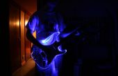 Acryl-Gitarre LED mod