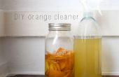 Hausgemachte Orangen Reiniger