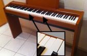 Ein E-Piano zu renovieren: Fix und polnischen gebrochen Schlüssel