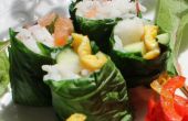 Bio Seaweedless Sushi - wickelt wachsen Ihre eigenen Sushi aus Blätter essbar, leicht zu pflegen. 