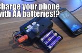 Laden Sie Ihr Handy mit AA-Batterien!? 
