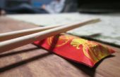 Origami: Drehen Ihre Ess-Stäbchen-Wrapper in ein Fach in asiatischen Restaurants
