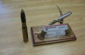 Schreibtisch Set Kugelschreiber und Visitenkarten-Etui - Whitetail Deer Antlers