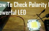Polarität von leistungsstarken LEDs überprüfen
