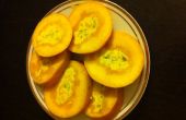 Mango Pistazie Kulfi / Creme in A Real Mango Eis