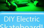 DIY-Elektro-Skateboard mit Lichtern