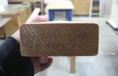 Holzachterbahn von Marmor - aus einem einzigen 2 x 4