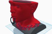 Gruseligen Kopf Halloween Candy Bowl - 3d Printable