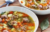 Estnische Fleischklößchen Suppe