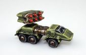 3D-Druck Mikro-Kriegs Panzer