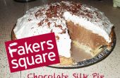 "Faker Quadrat" Schokolade Seide Pie