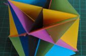 Eine Methode zur Herstellung von Pappen Würfels mit seinen sechs Diagonalen Ebenen der Symmetrie