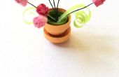 Mini Quilled Blumentopf