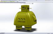 3D Modellierung des Instructables-Roboters