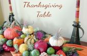4 fallen Herzstück Ideen & Inspirationen zu Thanksgiving Tisch zieren