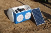 Solar aufgeladen Stereo-Kühler