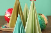 DIY Papier Weihnachtsbäume