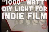 "1000" Watt DIY Licht für Indie-Film und Fotografie