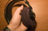 Sockophones - Kopfhörer Polsterung von Socken aus