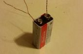 9-Volt Batterie Verkabelung testen Sie ein Kondensator Fan