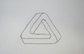 Zeichnen Sie eine Penrose Dreieck frei-Hand