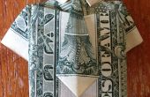 Dollar Bill Origami-Hemd und Krawatte