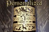 Game of Thrones personalisierte Flaschen-Etikett