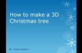 Wie erstelle ich einen Weihnachtsbaum 3D Papier