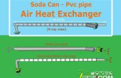 DIY-Luft-Wärmetauscher - hergestellt aus Getränkedosen und PVC-Rohr