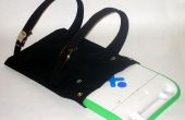 Stilvolle schwarze OLPC Rucksack Tasche