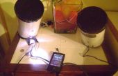 Mein Rohr! Stereo-Sub-Woofer Lautsprecher für i-Pod und MP3-zweite Version (mit Akkus und USB-Ladegerät)