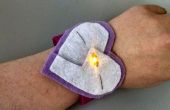 LED gebrochenes Herz Armband