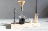 Hausgemachte modernen DIY Pfeifenmacher Kaffee