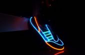 Elektrolumineszenz-Schuhe