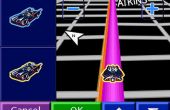 Animierte GPS-Batmobil Symbol 2.0: die 3d Art