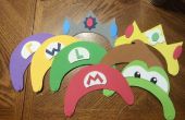 Mario 10 Charakter Partyhüte
