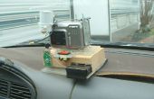 Abnehmbare Autohalterung für Time-Lapse-Kamera. 