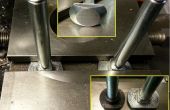Schnelle und einfache t-Schlitz Schrauben für eine Drehbank Myford ML10