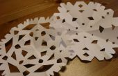 Wie man Papier Schneeflocken zu machen! 