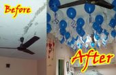 Dekorieren Sie Ihr Zuhause mit Ballons in der Luft schweben